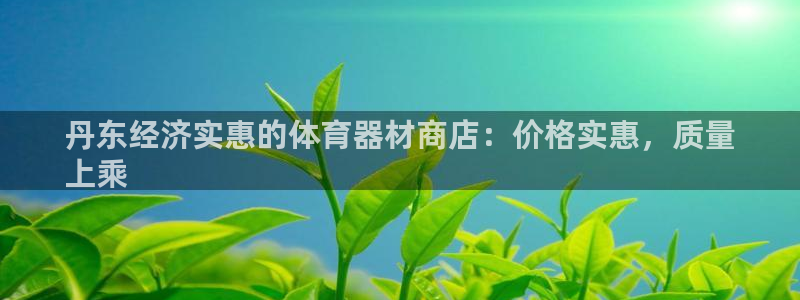 极悦娱乐下载安装手机版：丹东经济实惠的体育器材商店：