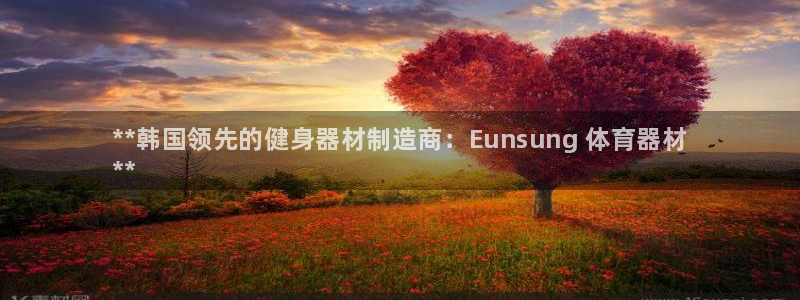 极悦娱乐管理最建议买吗:**韩国领先的健身器材制造商:Eun