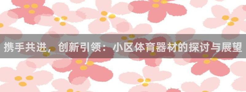 极悦娱乐贴吧官网:携手共进,创新引领:小区体育器材的探讨与展